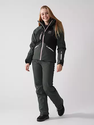 WATTS | Pantaloni da sci da donna Bardo | dunkelgrün